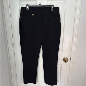JM Collection Black Stretch Pants, Classic Fit for Any Occasion